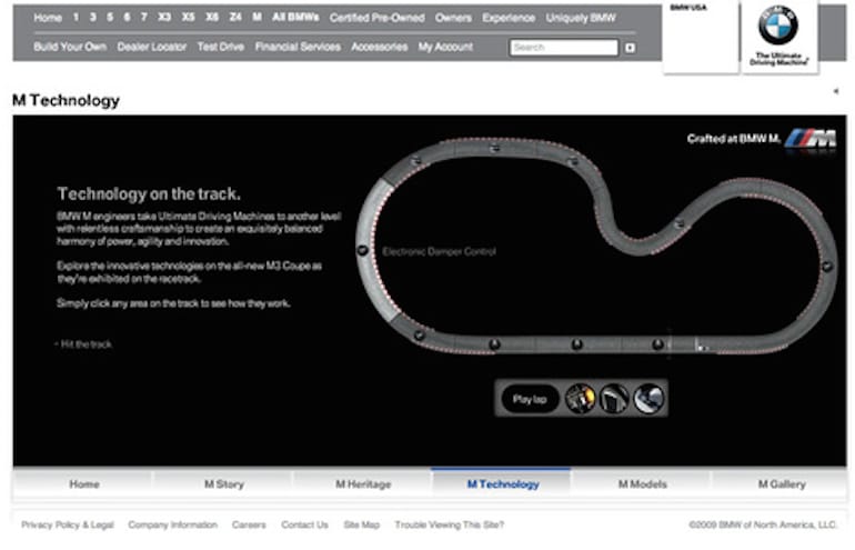 bmw m technology index